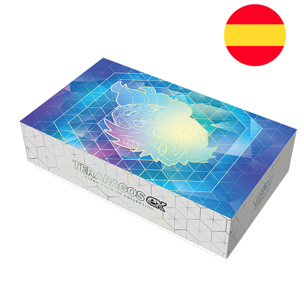 estuche cartas terapagos ultra premium pokemon español