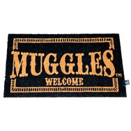felpudo muggles welcome harry potter