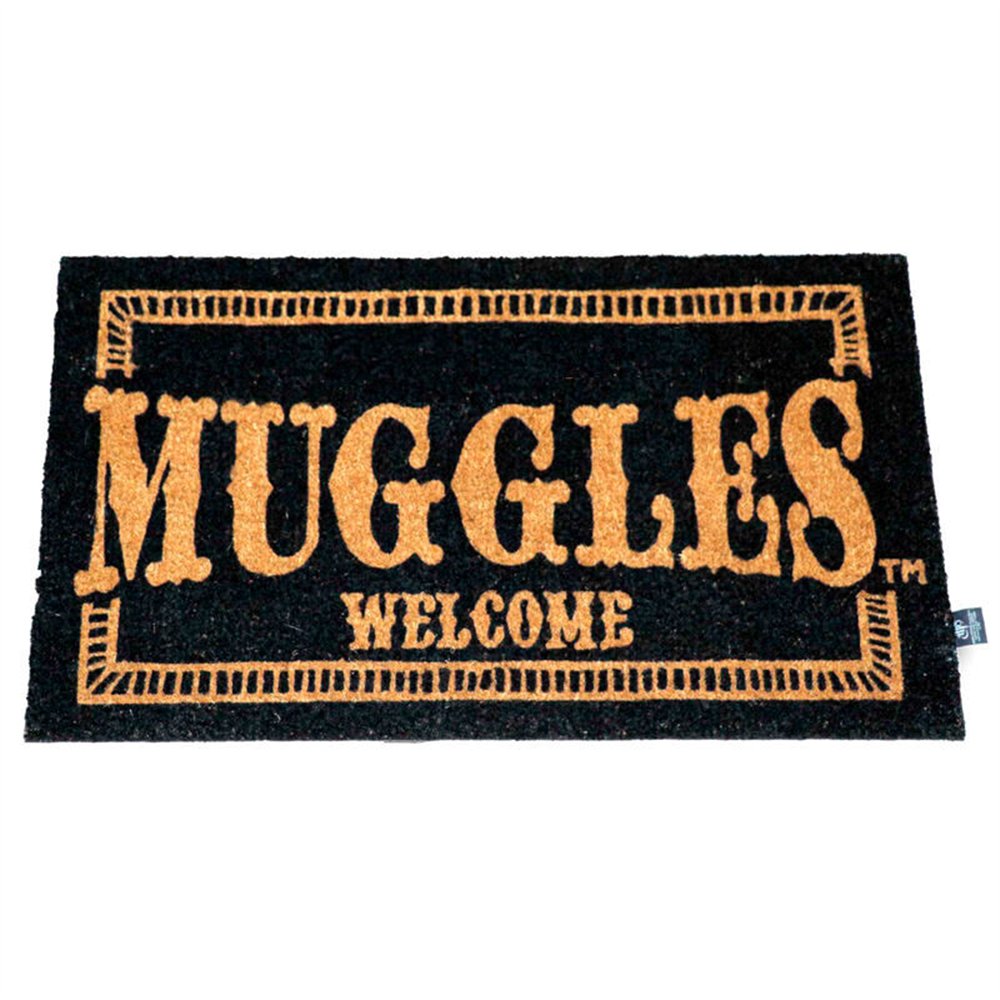 felpudo muggles welcome harry potter
