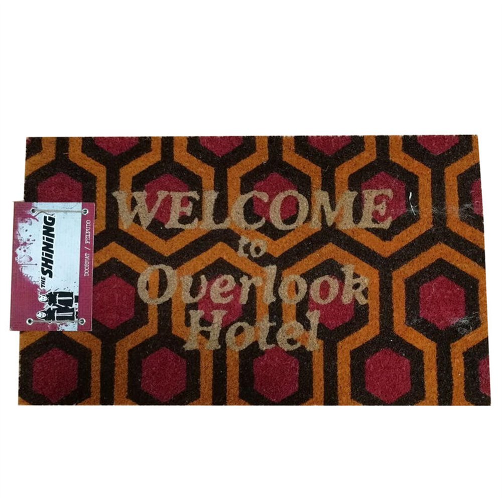 felpudo welcome to overlook hotel el resplandor