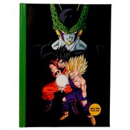 cuaderno a5 cell final battle dragon ball z con luz