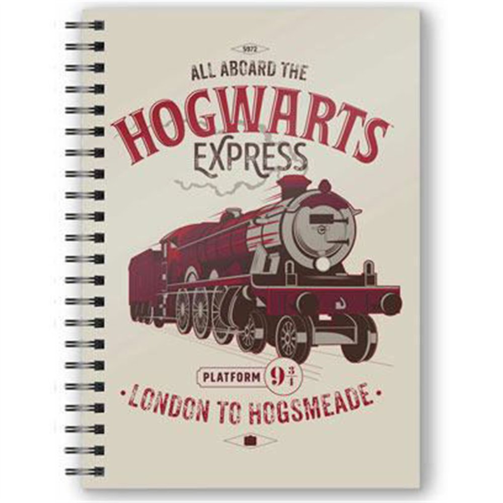 cuaderno a5 3d all aboard the hogwarts express harry potter