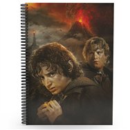 cuaderno 3d frodo and sam el señor de los anillos