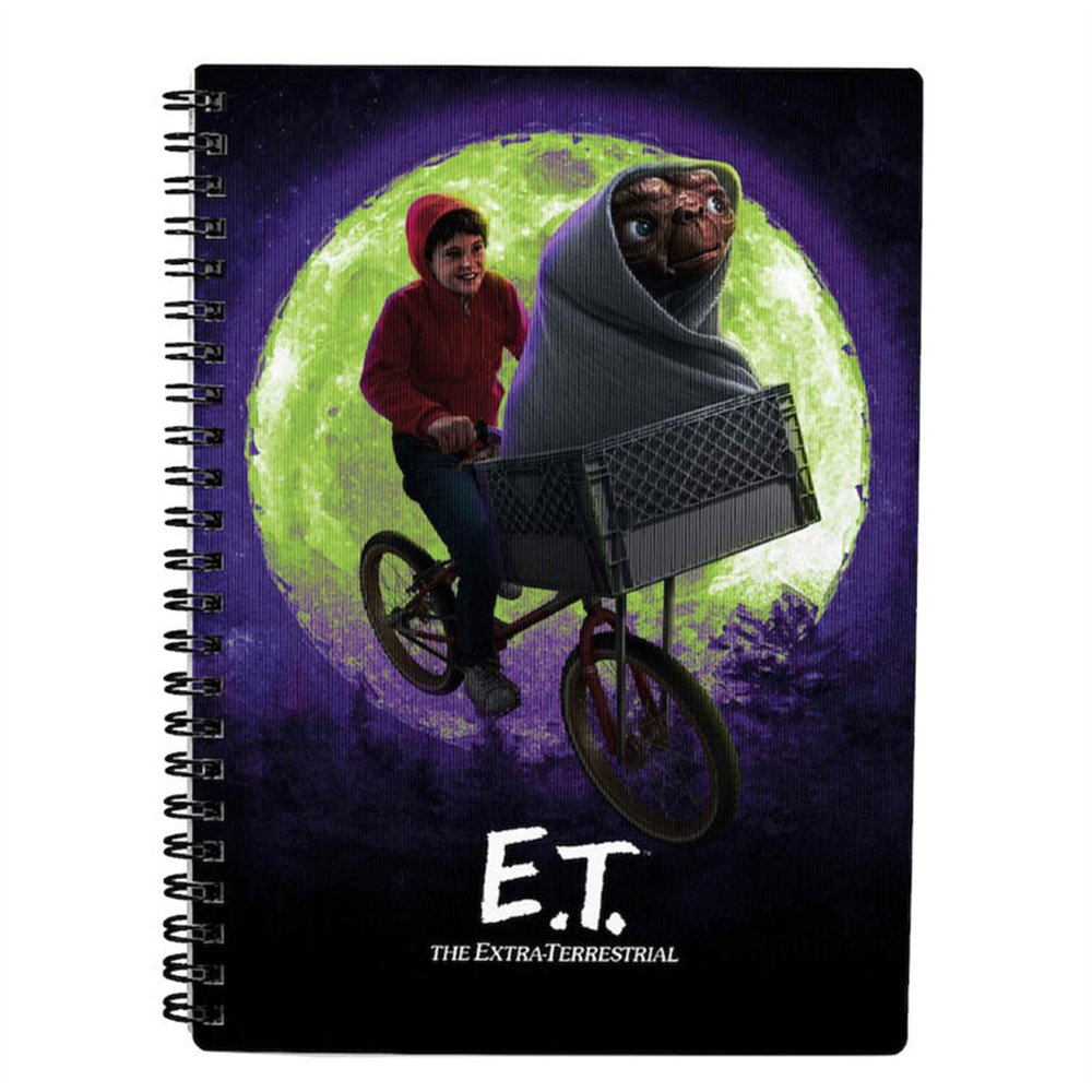cuaderno 3d elliot e.t el extraterrestre