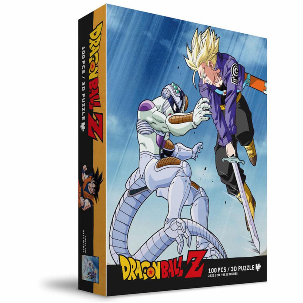 puzzle 3d trunks vs frieza dragon ball z 100pzs