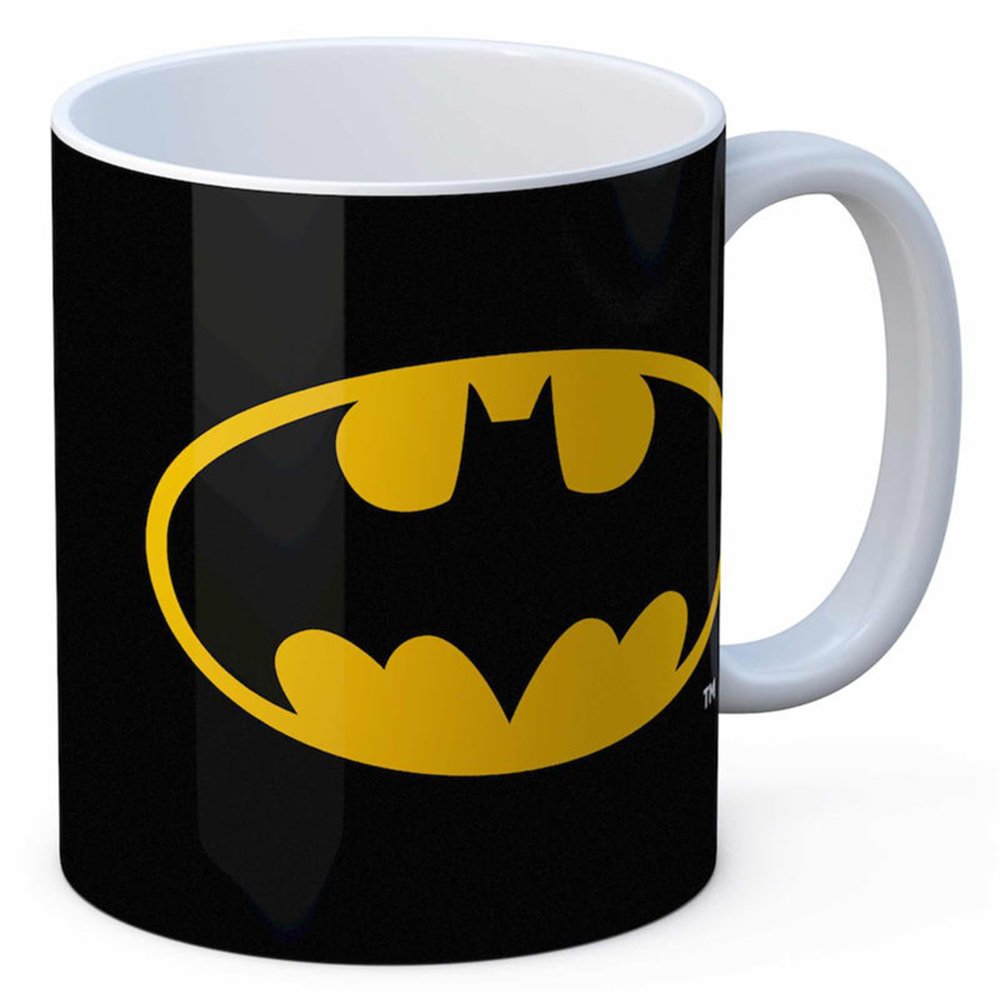 taza logo batman dc comics