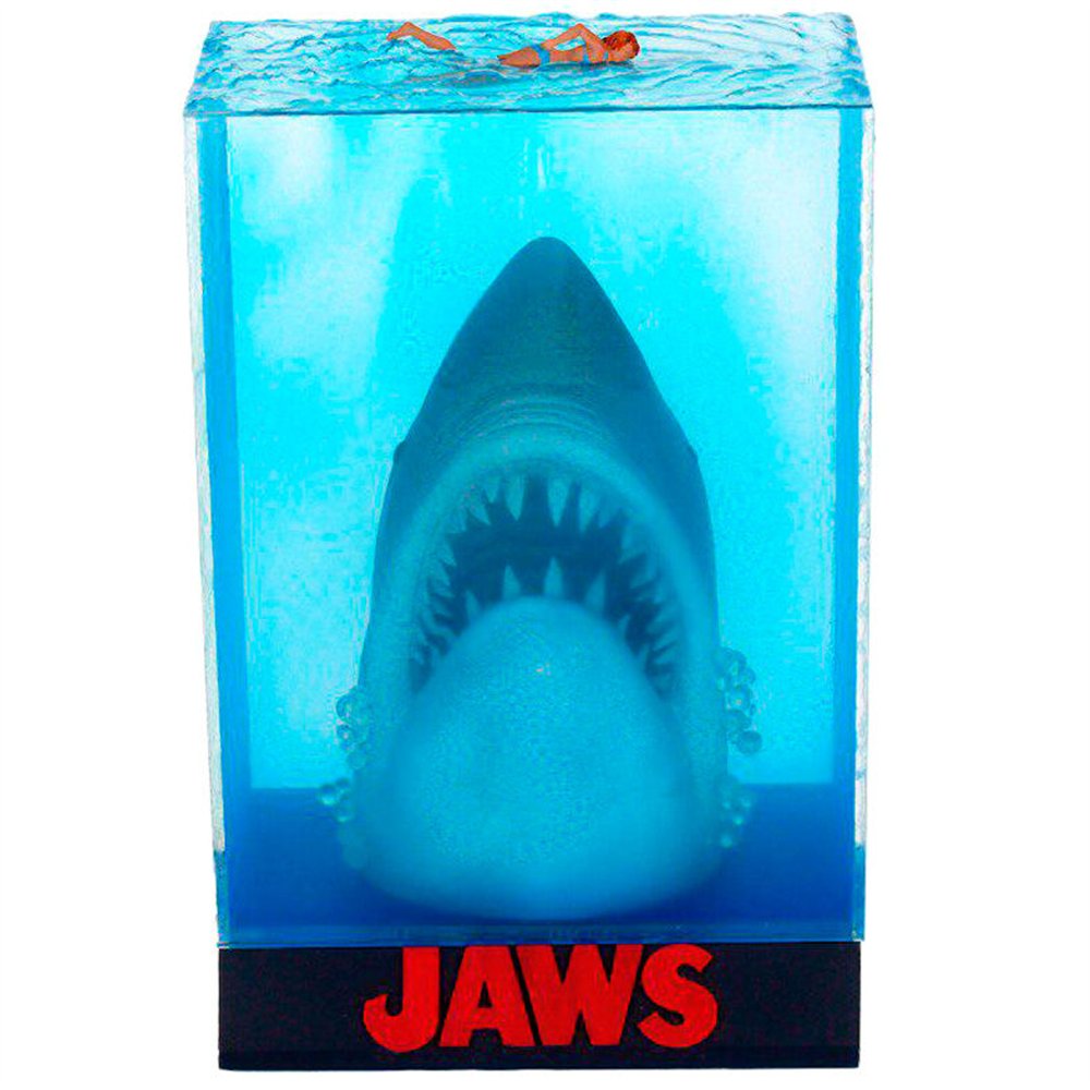 figura 3d poster tiburon 25cm