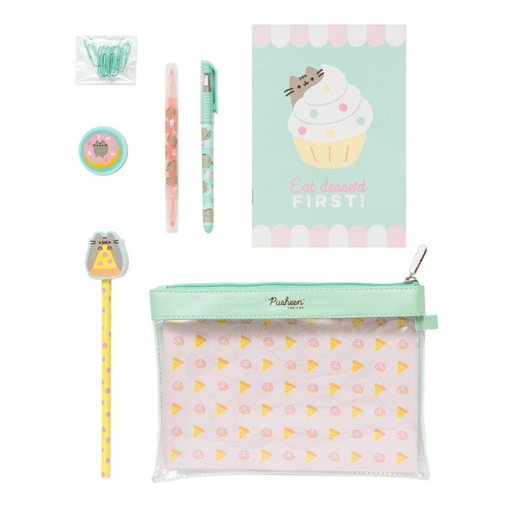 set papeleria foodie collection pusheen