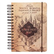 cuaderno a5 mapa del merodeador harry potter