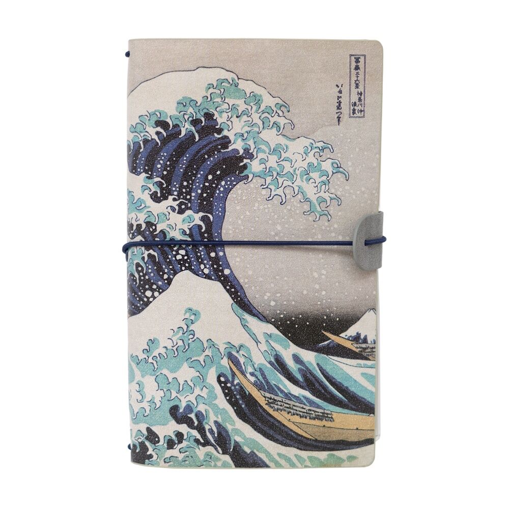 cuaderno de viaje la gran ola de kanagawa hokusai