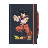 cuaderno a5 premium + boligrafo proyector dragon ball super
