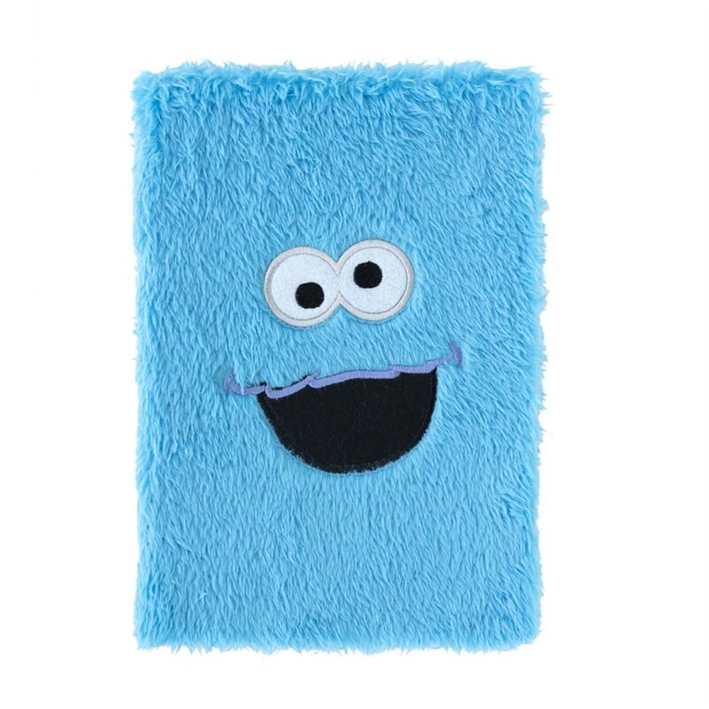cuaderno a5 premium peluche monstruo de las galletas barrio sesamo