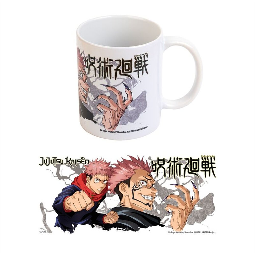 taza yuji y sukuna jujutsu kaisen 350ml