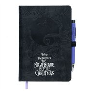 cuaderno a5 premium + boligrafo proyector pesadilla antes de navidad disney