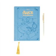set cuaderno a5 + boligrafo alicia en el pais de las maravillas disney