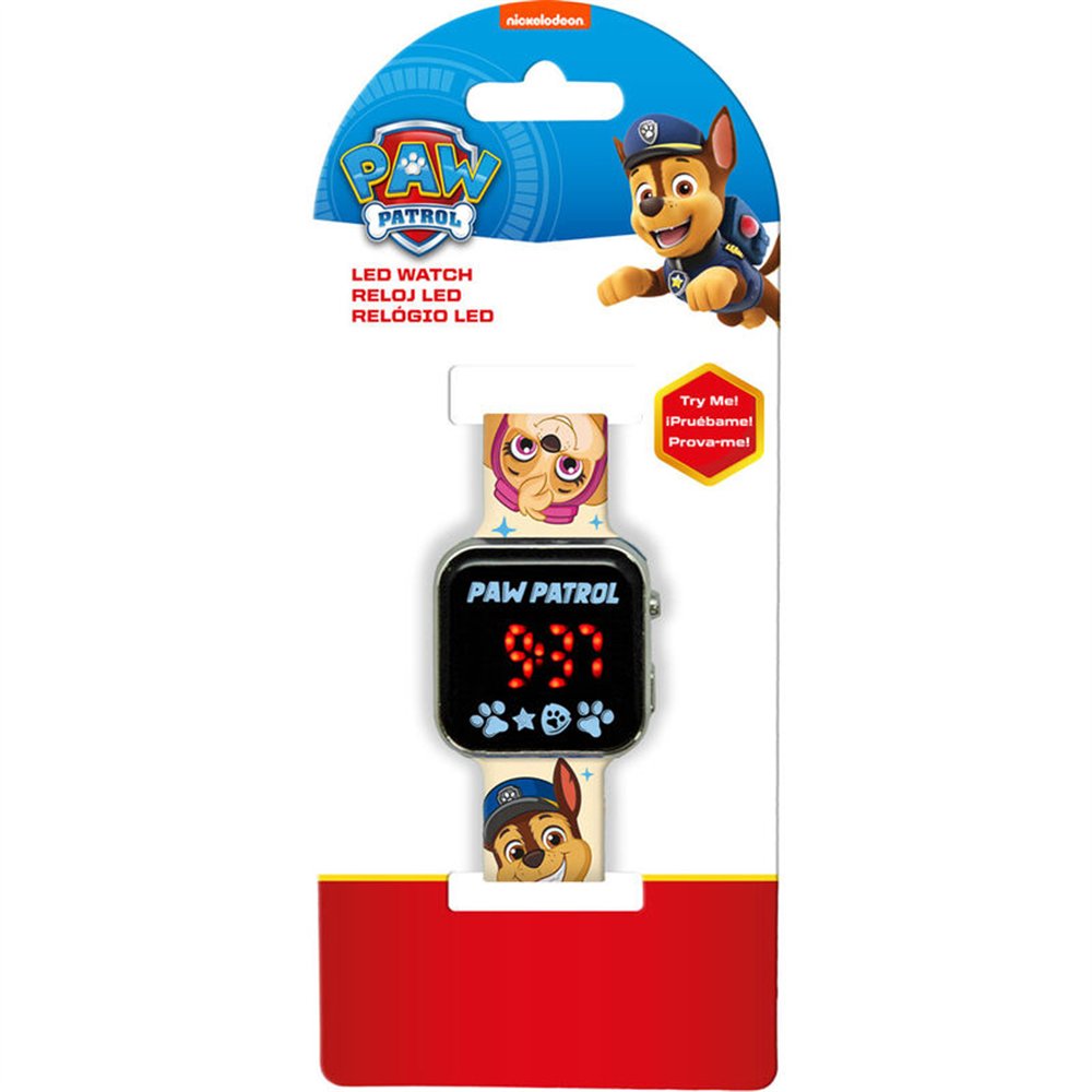 reloj led patrulla canina paw patrol