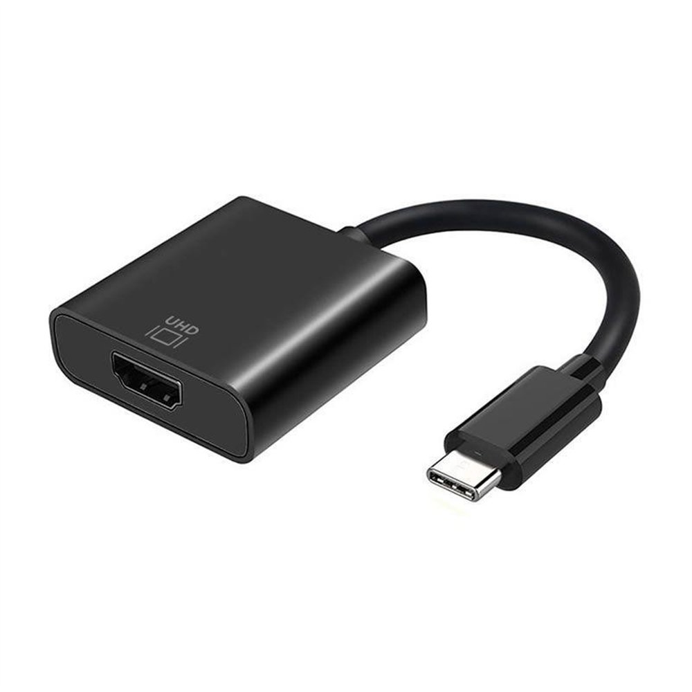 adaptador aisens usb-c - hdmi 15cm black