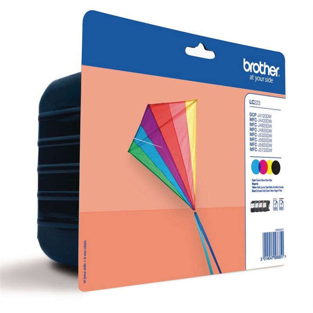 tinta brother lc223 pack 4 colores