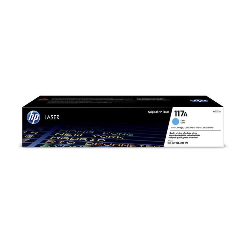 toner hp w2071a 117a cyan