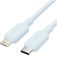 cable usb 2.0 vention usb-c - lightning 27w 480mbps 1m blue