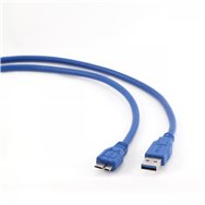 cable gembird usb-a 3.0 macho a micro usb b macho 0.5metros azul ccp-musb3-ambm-0.5m
