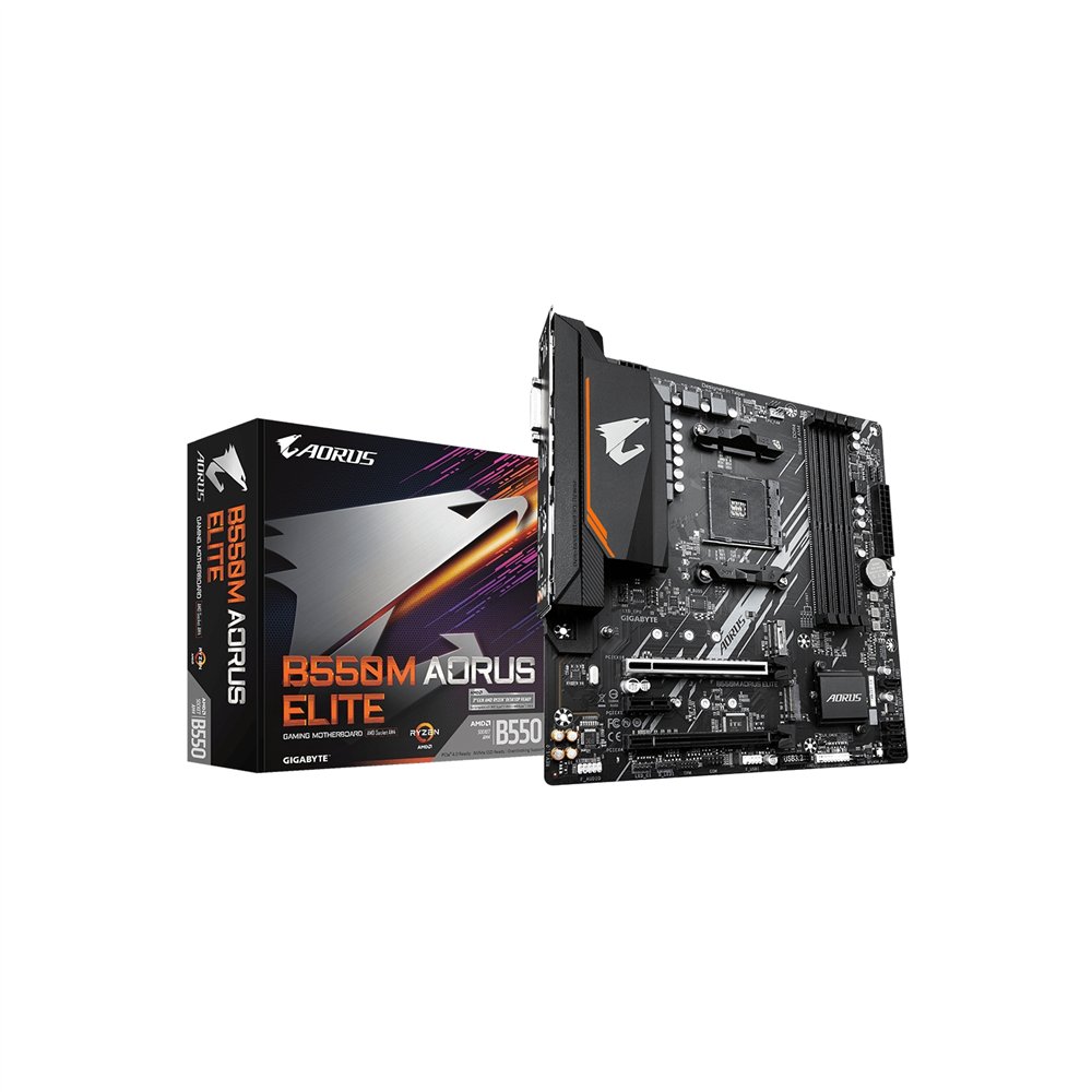 gigabyte b550m aorus elite socket am4 128gb ddr4 gab55maelt-00-g