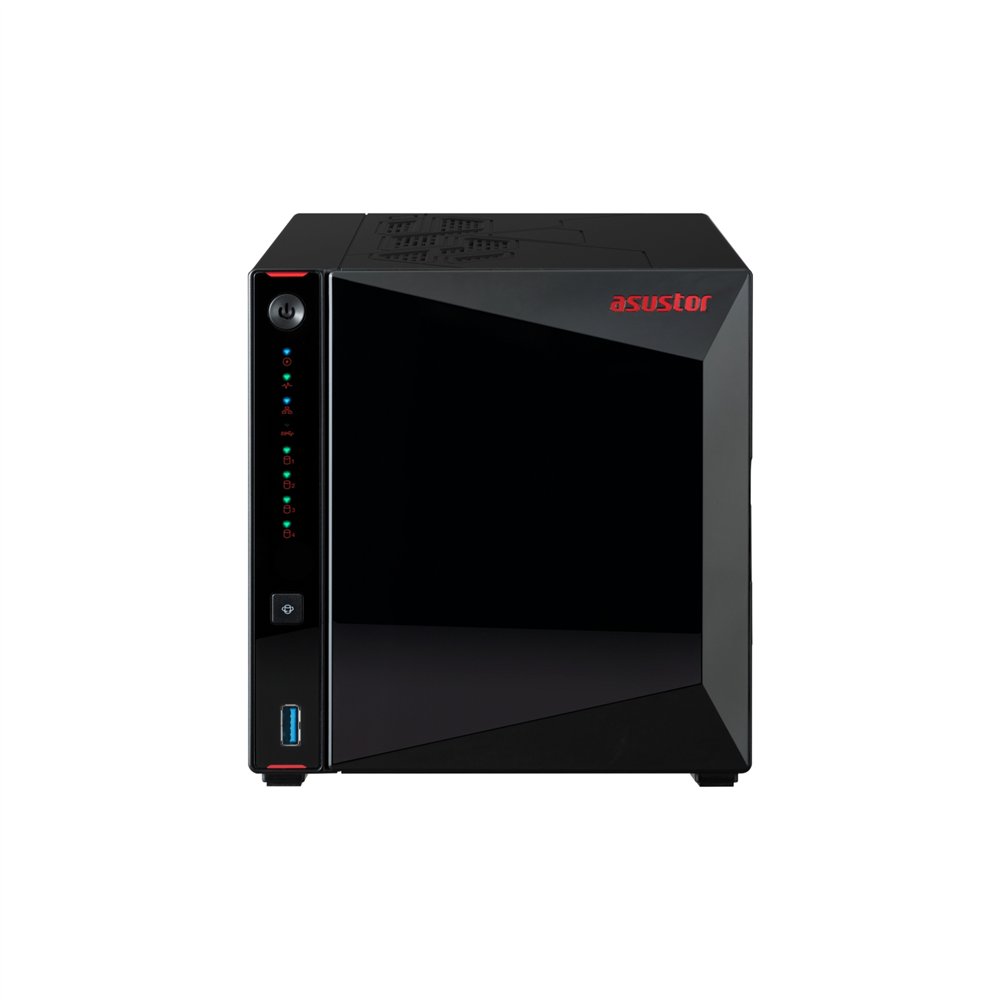 asustor as5404t servidor de almacenamiento nas ethernet negro n5105