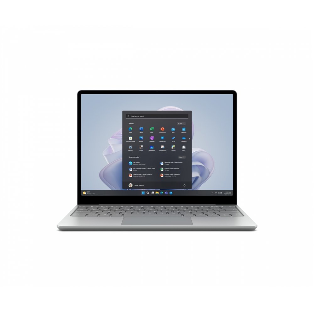 microsoft surface laptop go 3 portátil 31,5 cm (12.4") pantalla táctil intel&reg core&trade i5 i5-1235u 8 gb lpddr5-sdram 256 gb