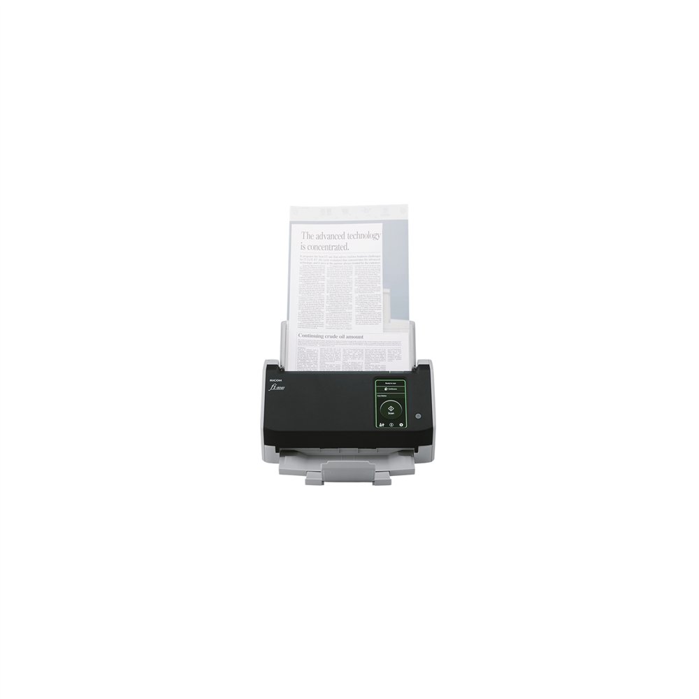 ricoh fi-8040 alimentador automático de documentos (adf) + escáner de alimentación manual 600 x 600 dpi a4 negro, gris