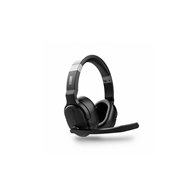urban factory movee comfort auriculares inalámbrico diadema juego usb tipo c bluetooth base de carga negro