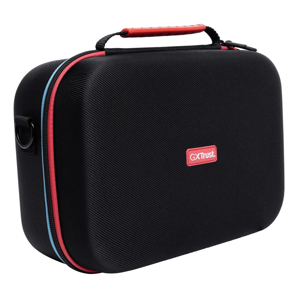 trust gxt 1247 funda protectora rígida nintendo negro, azul, rojo