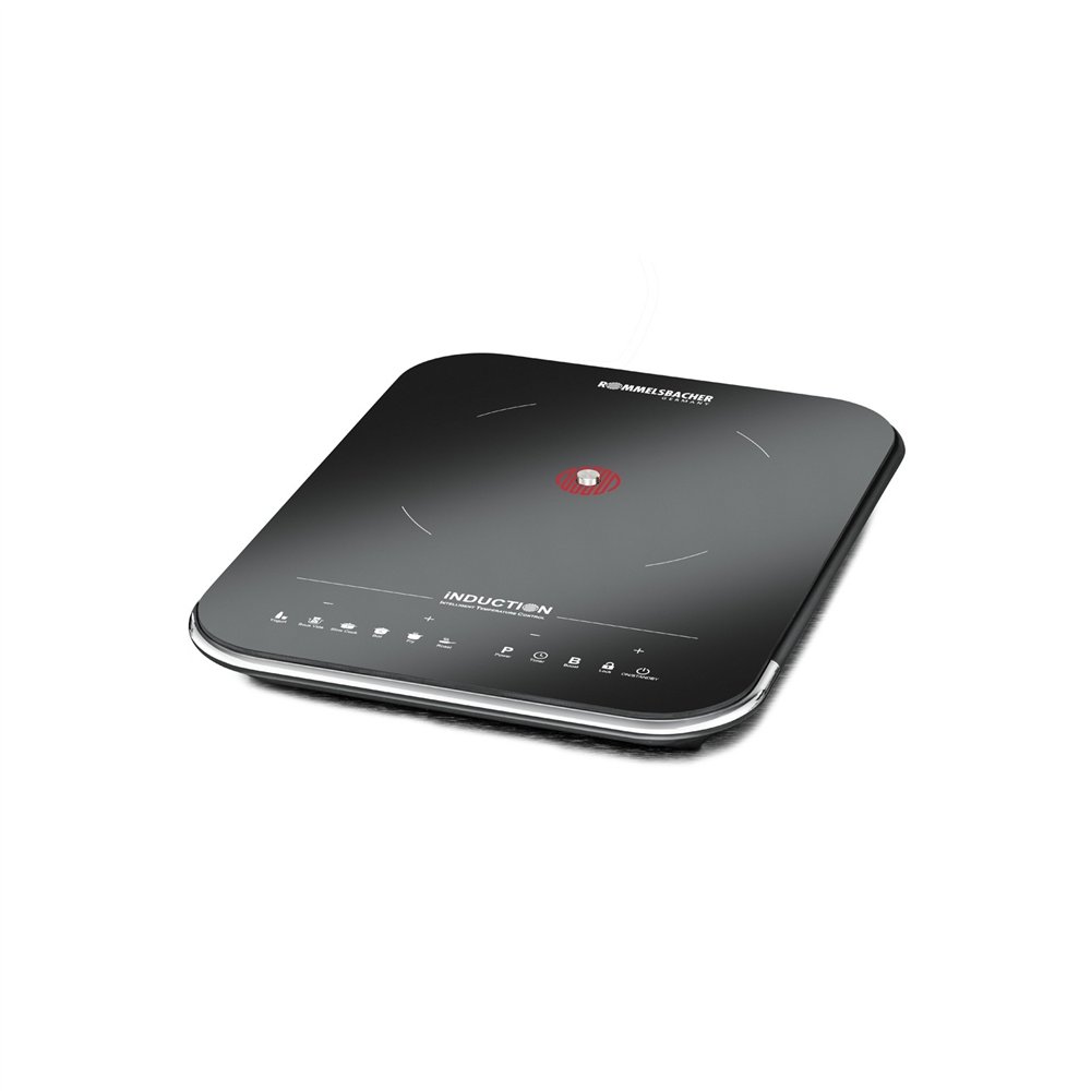 rommelsbacher cts 2000/in hobs negro, plata encimera con placa de inducción 1 zona(s)