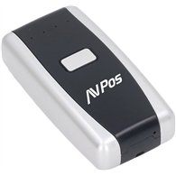 avpos avp-bt01-2d lector de código de barras lector de códigos de barras manos libres 1d/2d cmos negro, gris claro