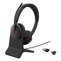 yealink bh74 + stand teams usb-c/a auriculares inalámbrico diadema oficina/centro de llamadas usb type-c / usb type-a bluetooth 