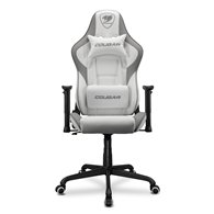 cougar gaming silla armor elite white silla para videojuegos universal asiento acolchado blanco