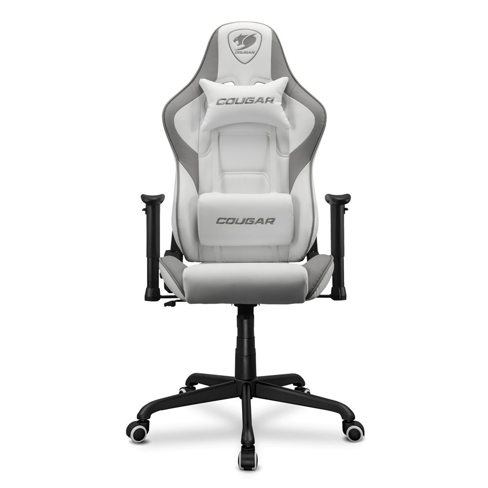 cougar gaming silla armor elite white silla para videojuegos universal asiento acolchado blanco