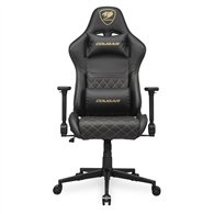 cougar gaming armor one v2 silla para videojuegos universal asiento acolchado negro, oro