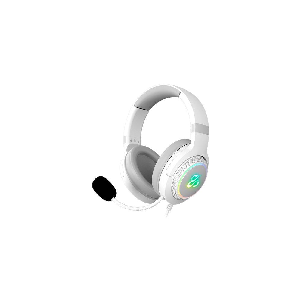 newskill gaming sobek auriculares alámbrico diadema juego blanco