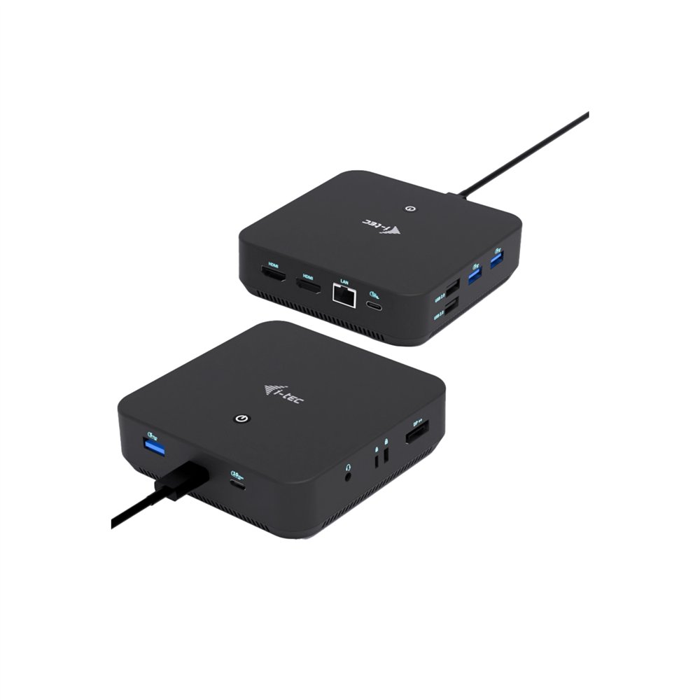 i-tec usb-c dp dual hdmi docking station with power delivery 100 w