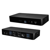i-tec universal intelligent dual display docking station + power delivery 100w