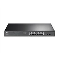switch tp-link 16xrj45 poe+ rack negro (tl-sg1218mpe)