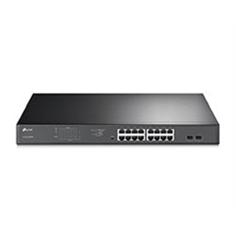 switch tp-link 16xrj45 poe+ rack negro (tl-sg1218mpe)