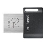 pendrive samsung 64gb usb-a 3 gris/plata (muf-64ab/apc)