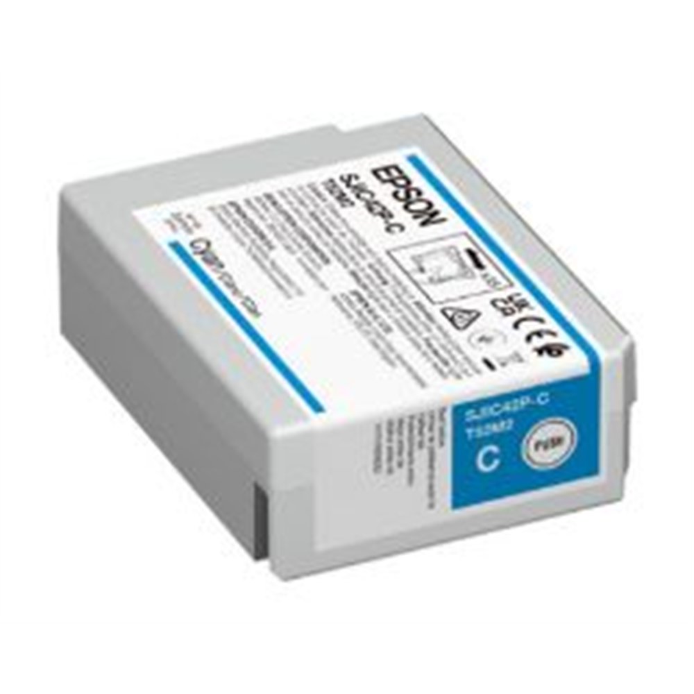 tinta epson cian sjic42p-c (c13t52m240)