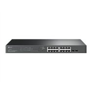 switch tp-link 16xrj45 2xsfp poe rack negro(tl-sg2218p)