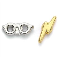 pendientes lightening bolt and glasses harry potter