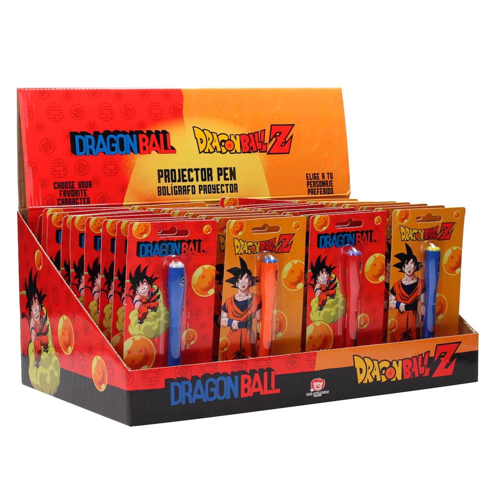 boligrafo dragon ball z con luz surtido