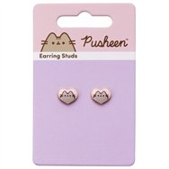pendientes corazon pusheen