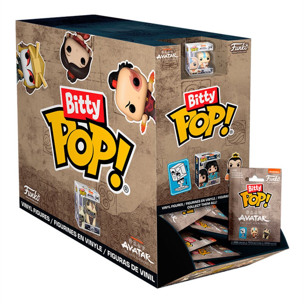 figura mystery bitty pop avatar the last airbender surtido