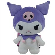 mochila peluche 3d kuromi hello kitty